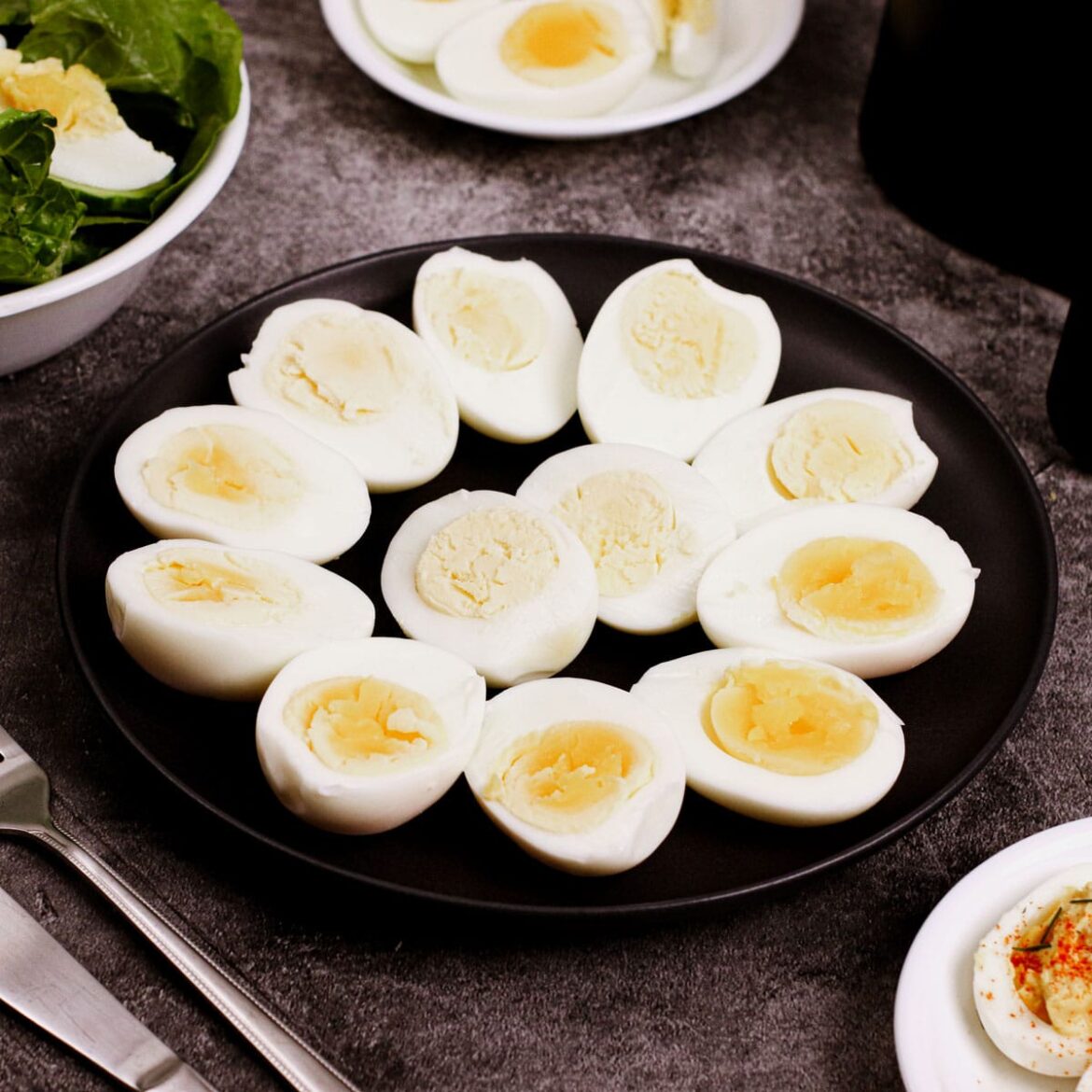 hard boiled eggs in air fryer
