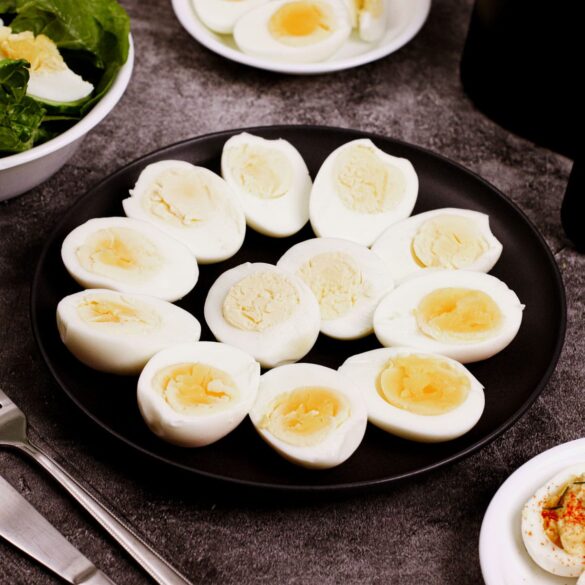 hard boiled eggs in air fryer
